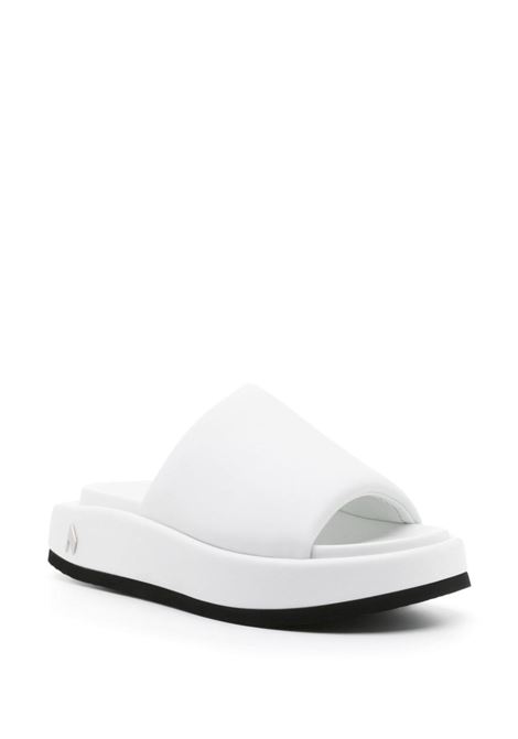 Ciabatte Mia con plateau in bianco - donna THE ATTICO | 242WS796L001001